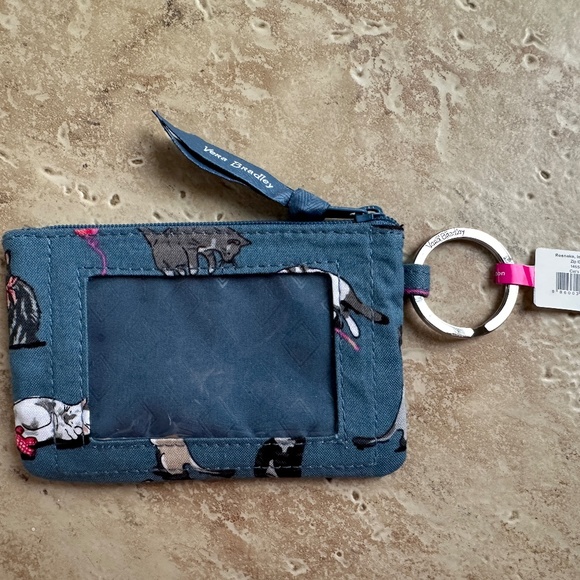 VERA BRADLEY CAT'S MEOW ZIP ID CASE:NWT CATS - Picture 4 of 7